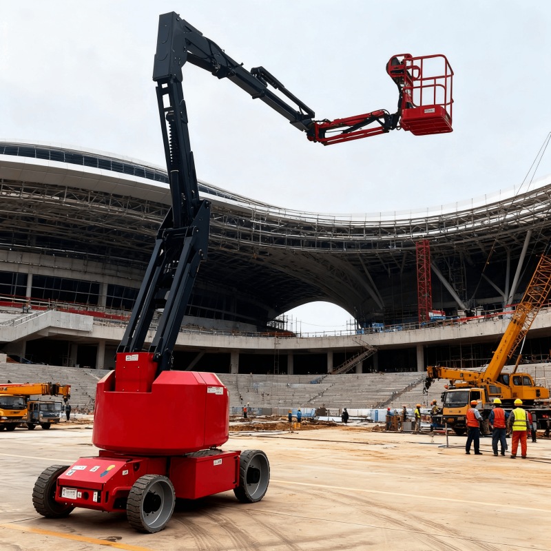 electric-articulating-boom-lift-operating-indoor electric-articulating-boom-lift-operating-indoor