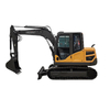 6.6ton Mini Excavator with Kubota V2607 EPA4 Engine