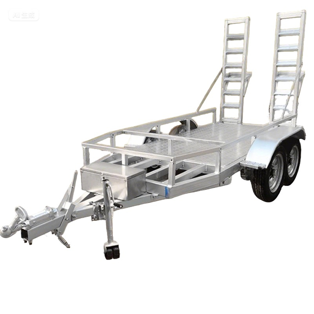 China-Manufactured Farm-Specific Galvanized Long Loader Farm Equipment Trailer