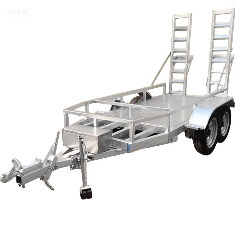 China-Manufactured Farm-Specific Galvanized Long Loader Farm Equipment Trailer