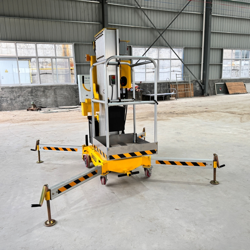 vertical mast lift operational efficiency