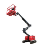 Crawler Articulating Boom Aerial Work Platform, Electric Hydraulic-Driven Multifunctional Lifting Platform 
