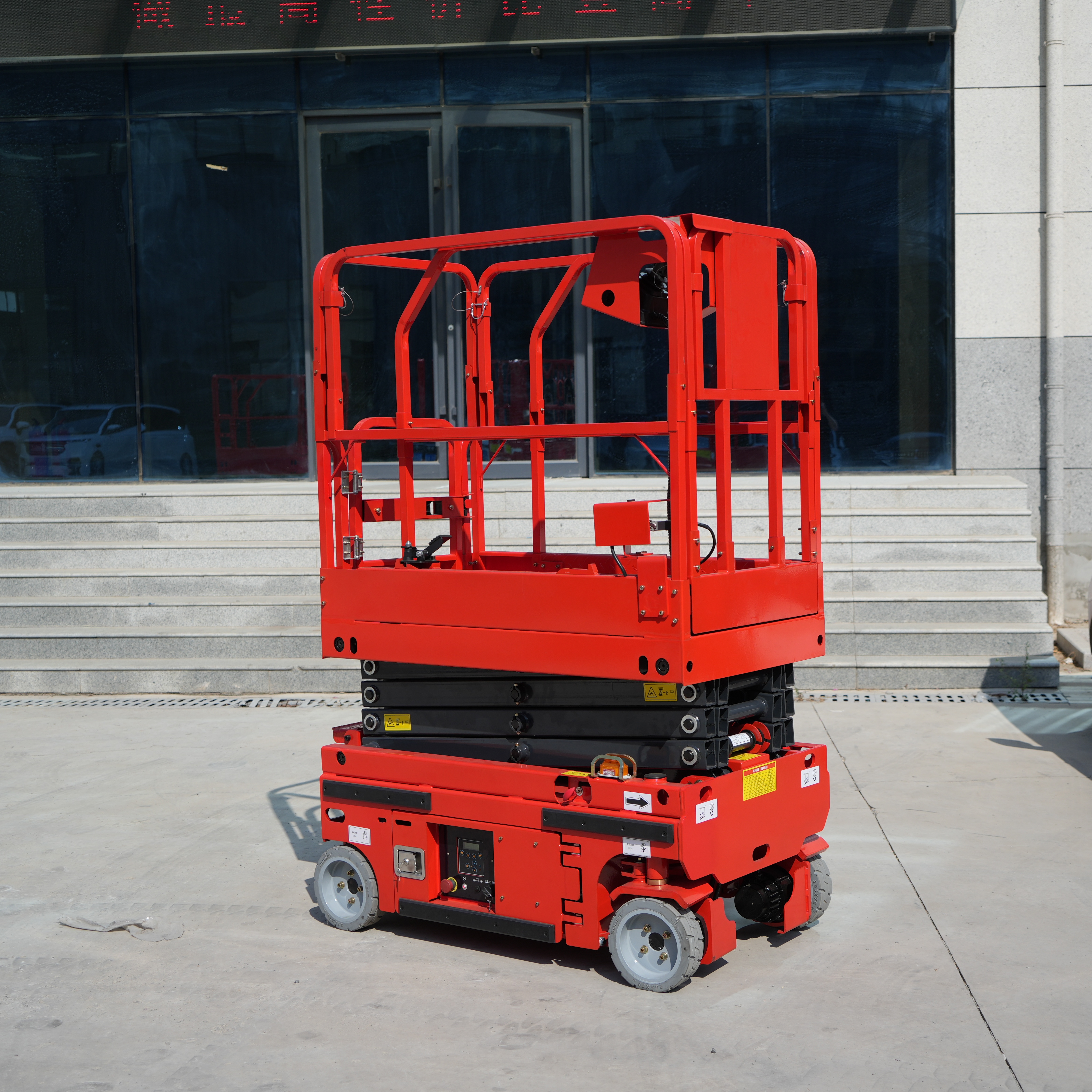 terlion lift operating on rough outdoor terrain
