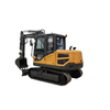 6.6ton Mini Excavator with Kubota V2607 EPA4 Engine