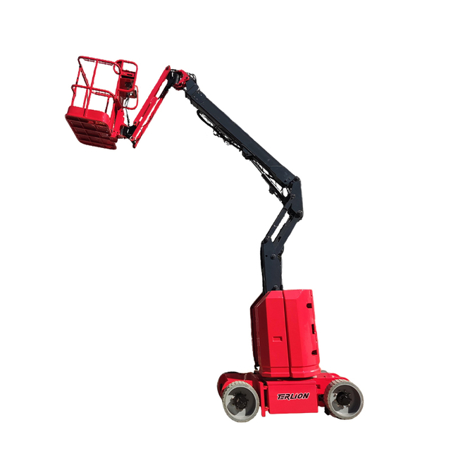 9-meter Articulating Boom Lift (Non-marking Tires): Flexible Obstacle Crossing, Non-marking Operation, An Efficient Tool for High-altitude Construction