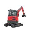 Mini Excavator with Kubota Engine，Swing Arm Function，cab，air Conditioner