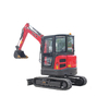 Mini Excavator with Kubota Engine，Swing Arm Function，cab，air Conditioner